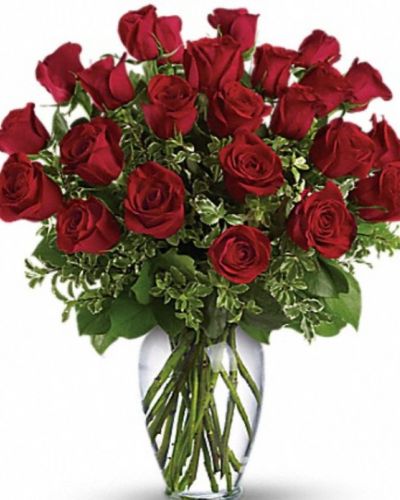 <p>Your Love & Devotion delivered. Surprise your special one with this gorgeous arrangement of red roses available in one,one and a half, two or three dozen. It's an unforgettable display of your timeless love.</p>
